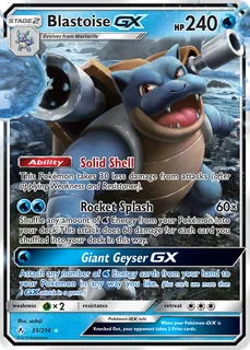 Blastoise GX 035/214