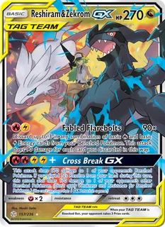 Reshiram & Zekrom GX 157/236