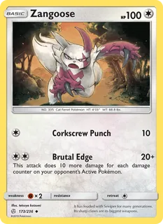 Zangoose 173/236