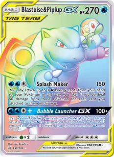 Blastoise & Piplup GX 253/236