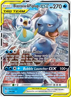 Blastoise & Piplup GX 038/236