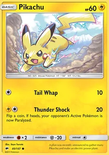 Pikachu 040/147