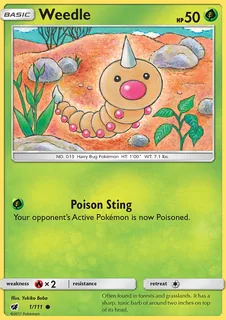 Weedle 001/111