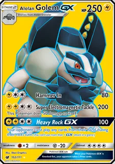 Alolan Golem GX 102/111
