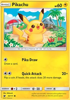 Pikachu 030/111