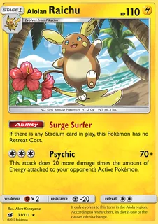 Alolan Raichu 031/111