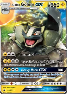 Alolan Golem GX 034/111