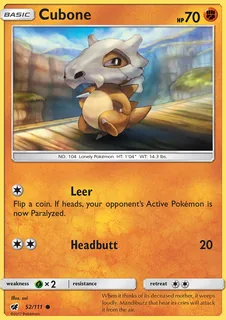 Cubone 052/111
