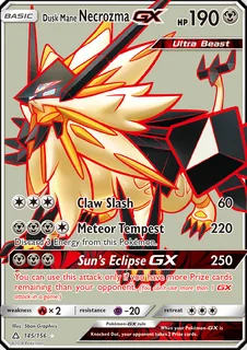 Dusk Mane Necrozma GX 145/156