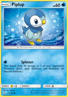 Piplup 031/156