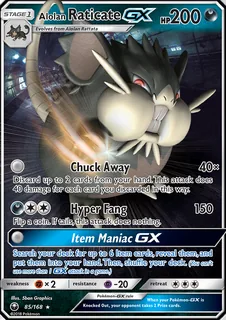 Alolan Raticate GX 085/168