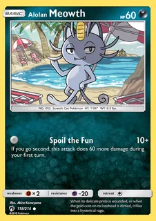 Alolan Meowth 118/214