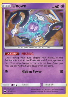 Unown 092/214
