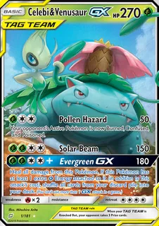 Celebi & Venusaur GX 001/181
