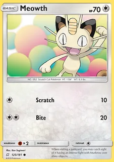 Meowth 125/181