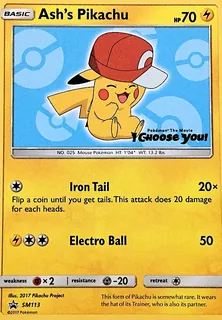 Ash's Pikachu SM113/248