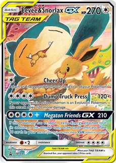 Eevee & Snorlax GX SM169/248