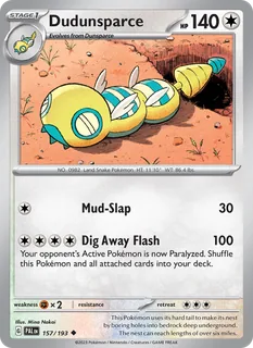 Dudunsparce 157/193