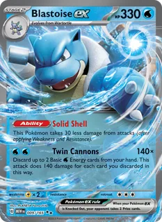 Blastoise ex 009/165