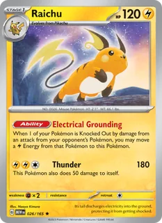 Raichu 026/165