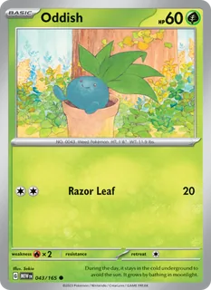 Oddish 043/165