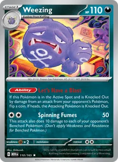 Weezing 110/165