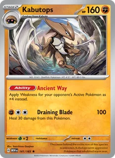 Kabutops 141/165