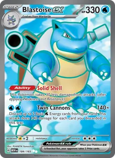Blastoise ex 184/165