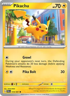Pikachu 018/91