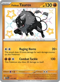 Paldean Tauros 172/91