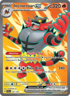 Incineroar ex 187/162