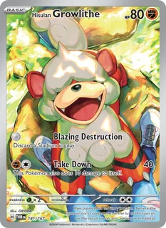 Hisuian Growlithe 181/167