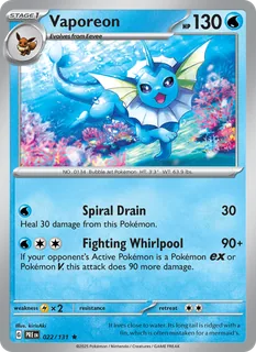 Vaporeon 022/131