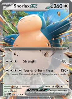 Snorlax ex 076/131