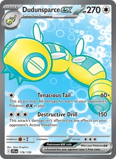 Dudunsparce ex 178/159