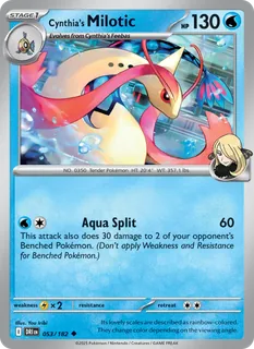 Cynthia's Milotic 053/182