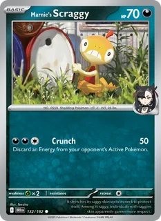 Marnie's Scraggy 132/182
