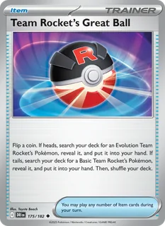 Team Rocket's Great Ball 175/182