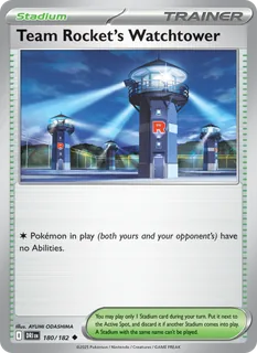 Team Rocket's Watchtower 180/182