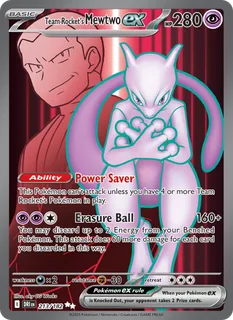 Team Rocket's Mewtwo ex 213/182