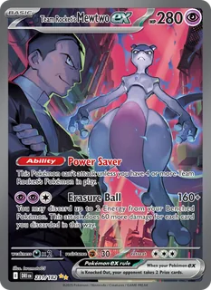 Team Rocket's Mewtwo ex 231/182