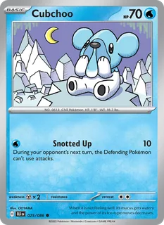Cubchoo 025/86