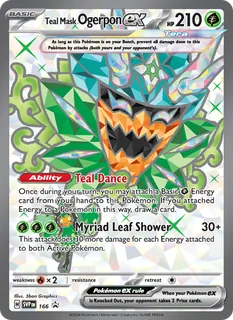 Teal Mask Ogerpon ex 166/225