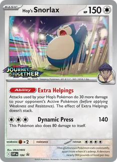 Hop's Snorlax 184/225