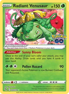 Radiant Venusaur 004/78