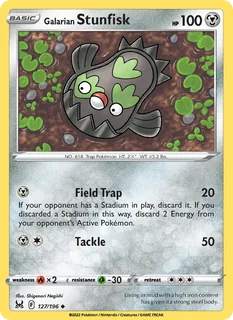 Galarian Stunfisk 127/196