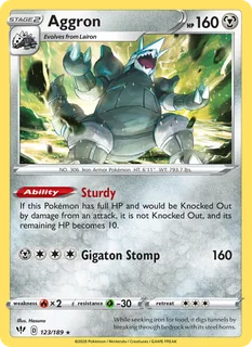 Aggron 123/189