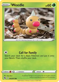 Weedle 002/73