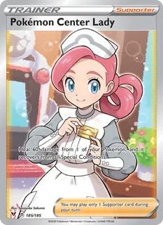 Pokémon Center Lady 185/185
