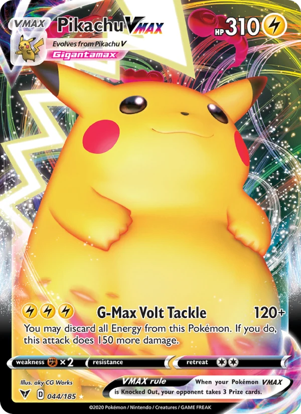 Pikachu VMAX 44/185 Vivid Voltage Price & PSA 10 Value